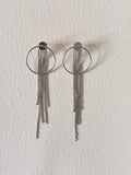 silver 925 two-way earrings