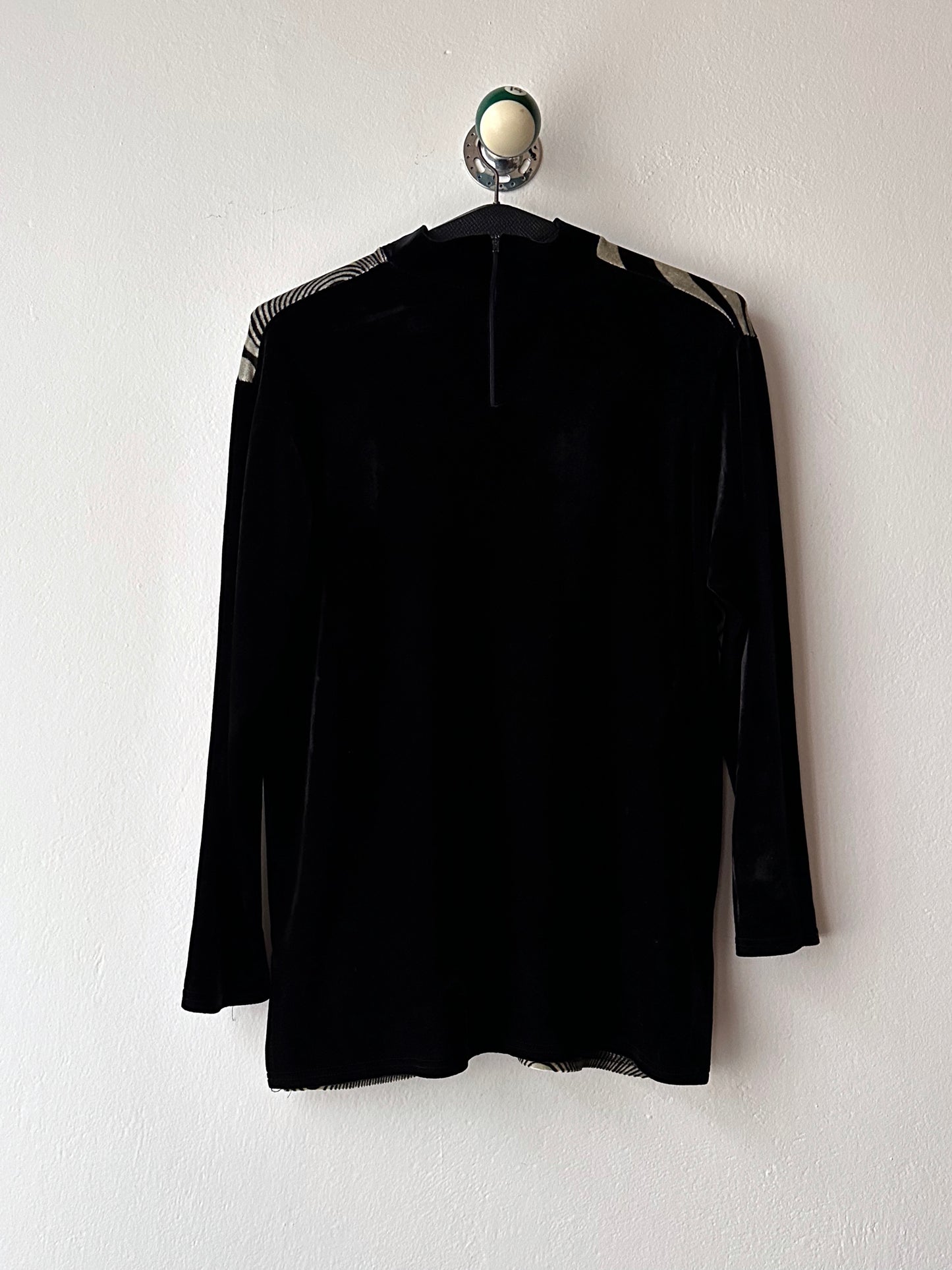 90s Velour top - M