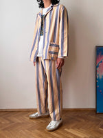 70's 70年代 Vintage ヴィンテージ Pijama set-up suits pajama パジャマ Toto プラハ 古着屋 古着 Praha Prague Vintage store ユーロ古着 ヨーロッパ古着 古着卸