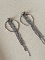 silver 925 two-way earrings