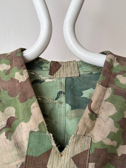 1960's Československá lidová armáda Clouds camouflage reversible jacket 60年代 ヴィンテージ Vintage チェコスロバキア Military ミリタリー ユーロミリタリー Toto 古着屋 プラハ 古着 Praha Prague Vintage store Smock DUBÁKY camouflage ユーロ古着 ヨーロッパ古着 Czech Army チェコスロバキア人民軍 50's 50年代 WW2 戦争 古着卸 