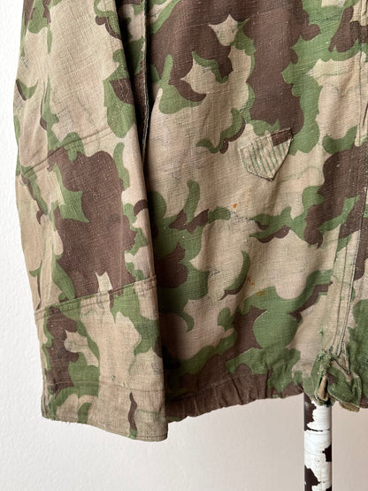 1960's Československá lidová armáda Clouds camouflage reversible jacket 60年代 ヴィンテージ Vintage チェコスロバキア Military ミリタリー ユーロミリタリー Toto 古着屋 プラハ 古着 Praha Prague Vintage store Smock DUBÁKY camouflage ユーロ古着 ヨーロッパ古着 Czech Army チェコスロバキア人民軍 50's 50年代 WW2 戦争 古着卸 