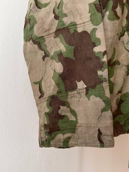 1960's Československá lidová armáda Clouds camouflage reversible jacket 60年代 ヴィンテージ Vintage チェコスロバキア Military ミリタリー ユーロミリタリー Toto 古着屋 プラハ 古着 Praha Prague Vintage store Smock DUBÁKY camouflage ユーロ古着 ヨーロッパ古着 Czech Army チェコスロバキア人民軍 50's 50年代 WW2 戦争 古着卸 