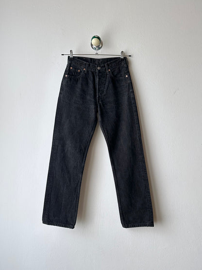 1990s French made Levi’s black denim trousers - w29
