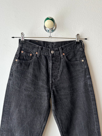 1990s French made Levi’s black denim trousers - w29