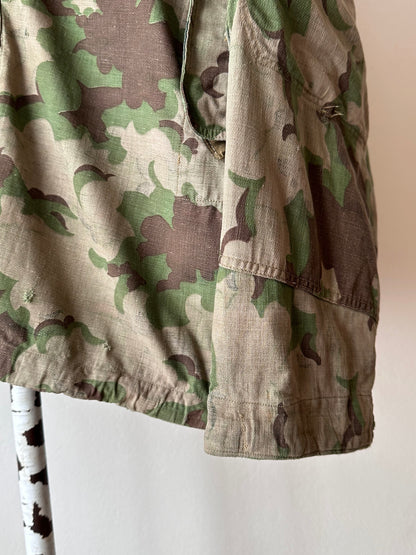 1960's Československá lidová armáda Clouds camouflage reversible jacket 60年代 ヴィンテージ Vintage チェコスロバキア Military ミリタリー ユーロミリタリー Toto 古着屋 プラハ 古着 Praha Prague Vintage store Smock DUBÁKY camouflage ユーロ古着 ヨーロッパ古着 Czech Army チェコスロバキア人民軍 50's 50年代 WW2 戦争 古着卸 