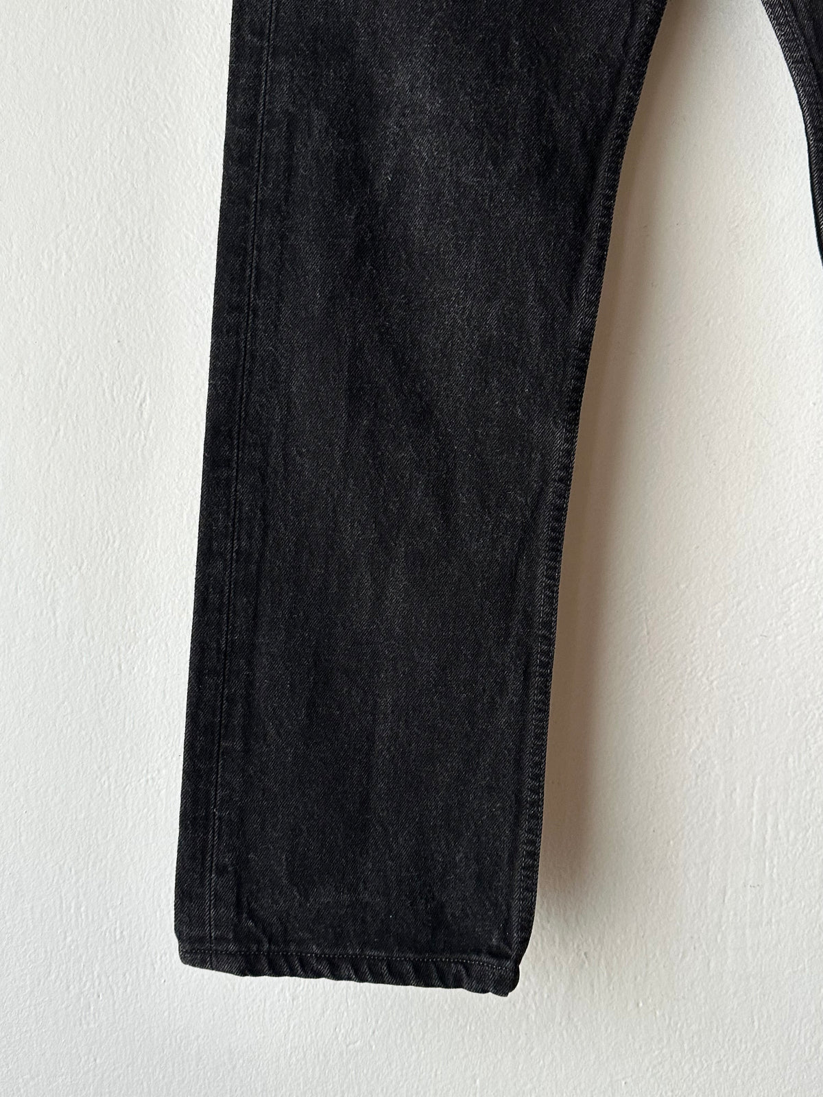 1990s French made Levi’s black denim trousers - w29