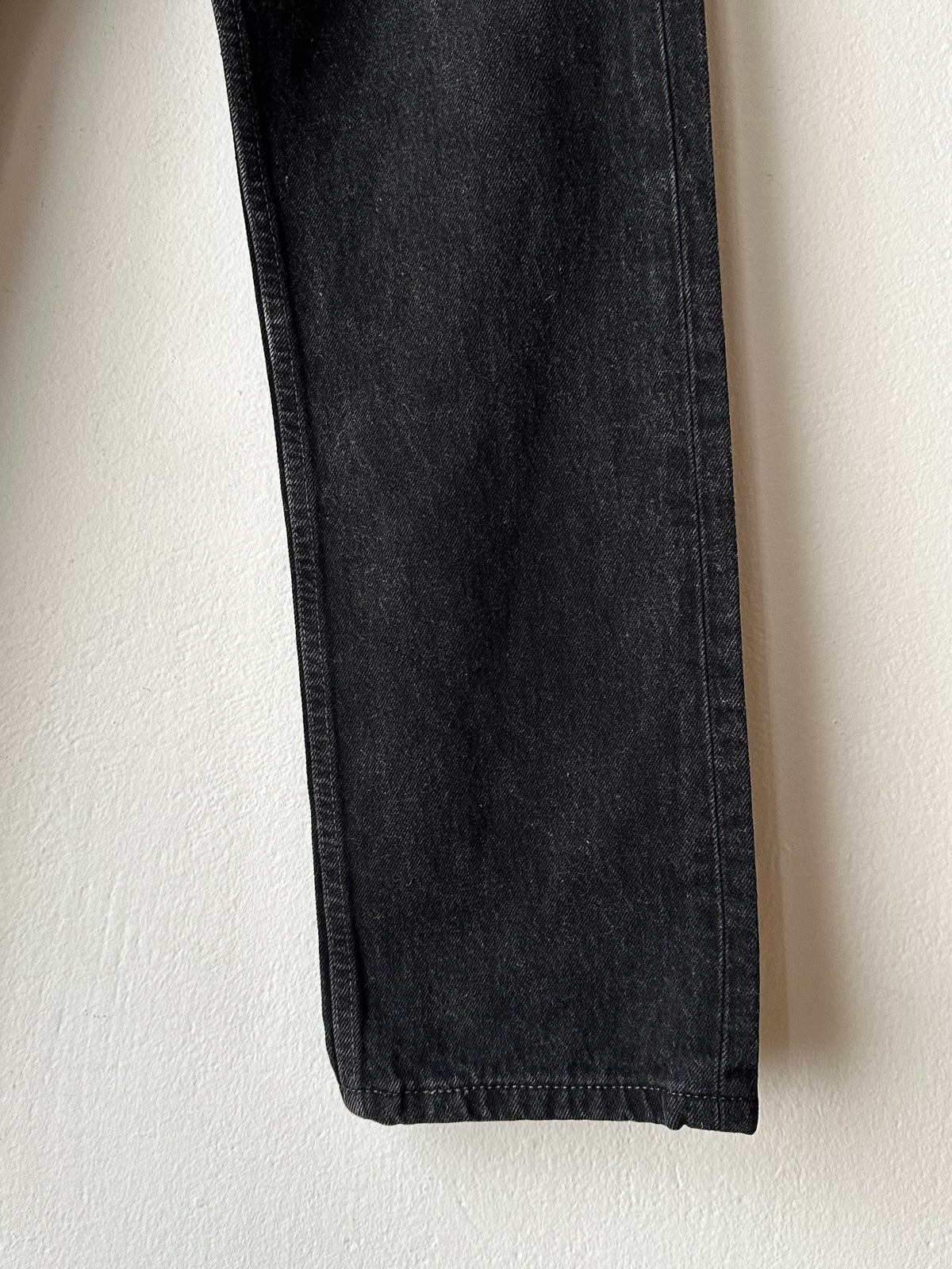 1990s French made Levi’s black denim trousers - w29