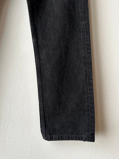 1990s French made Levi’s black denim trousers - w29