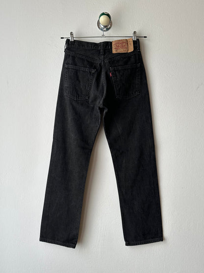 1990s French made Levi’s black denim trousers - w29