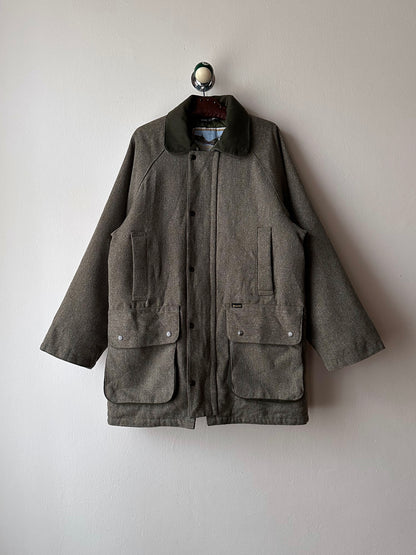 90s British tweed hunting jacket