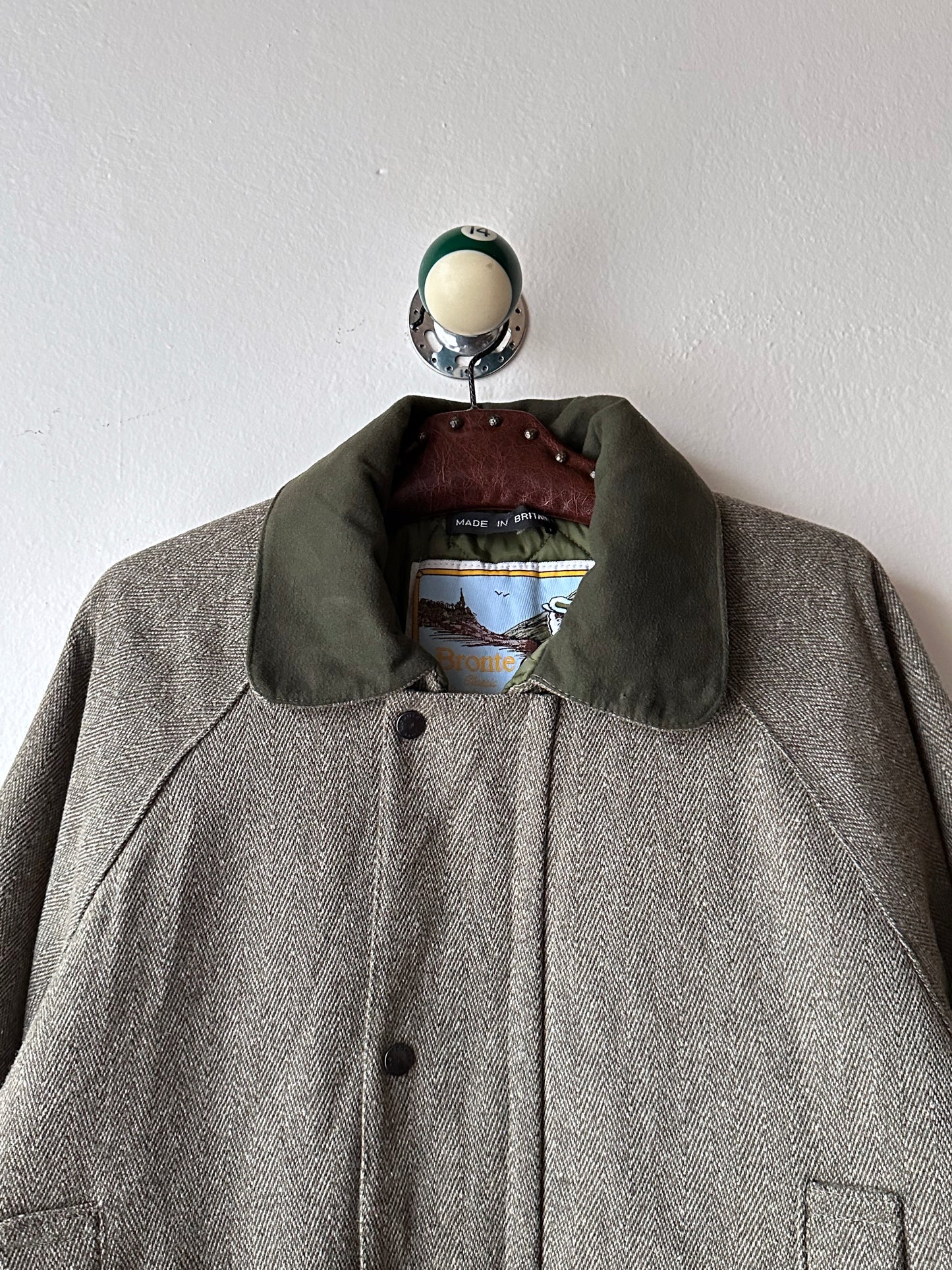 90s British tweed hunting jacket