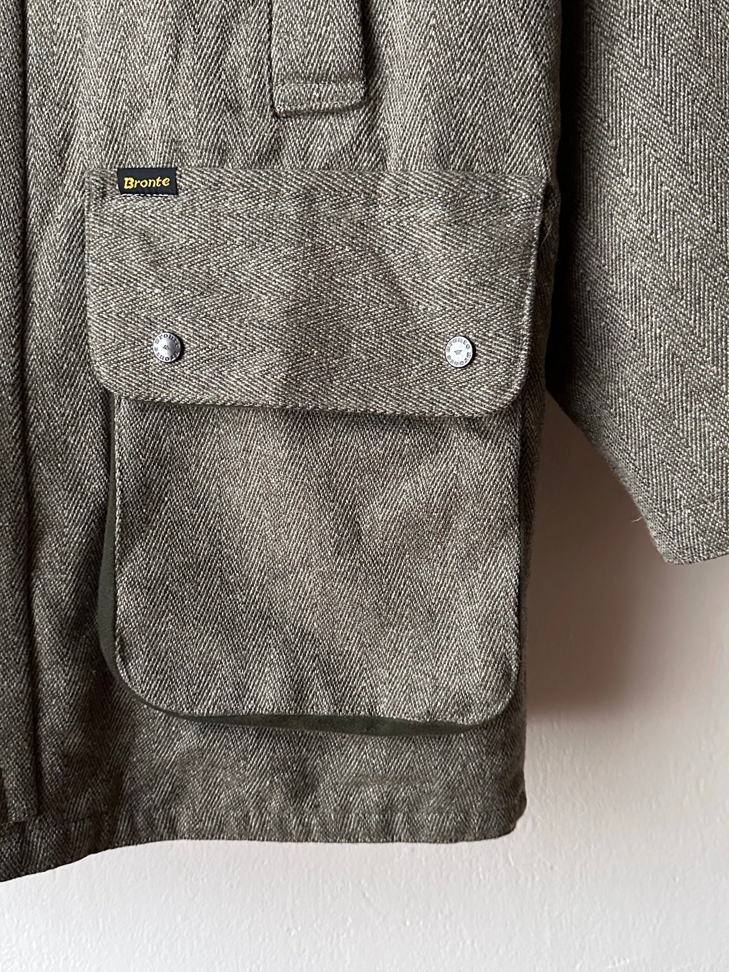 90s British tweed hunting jacket