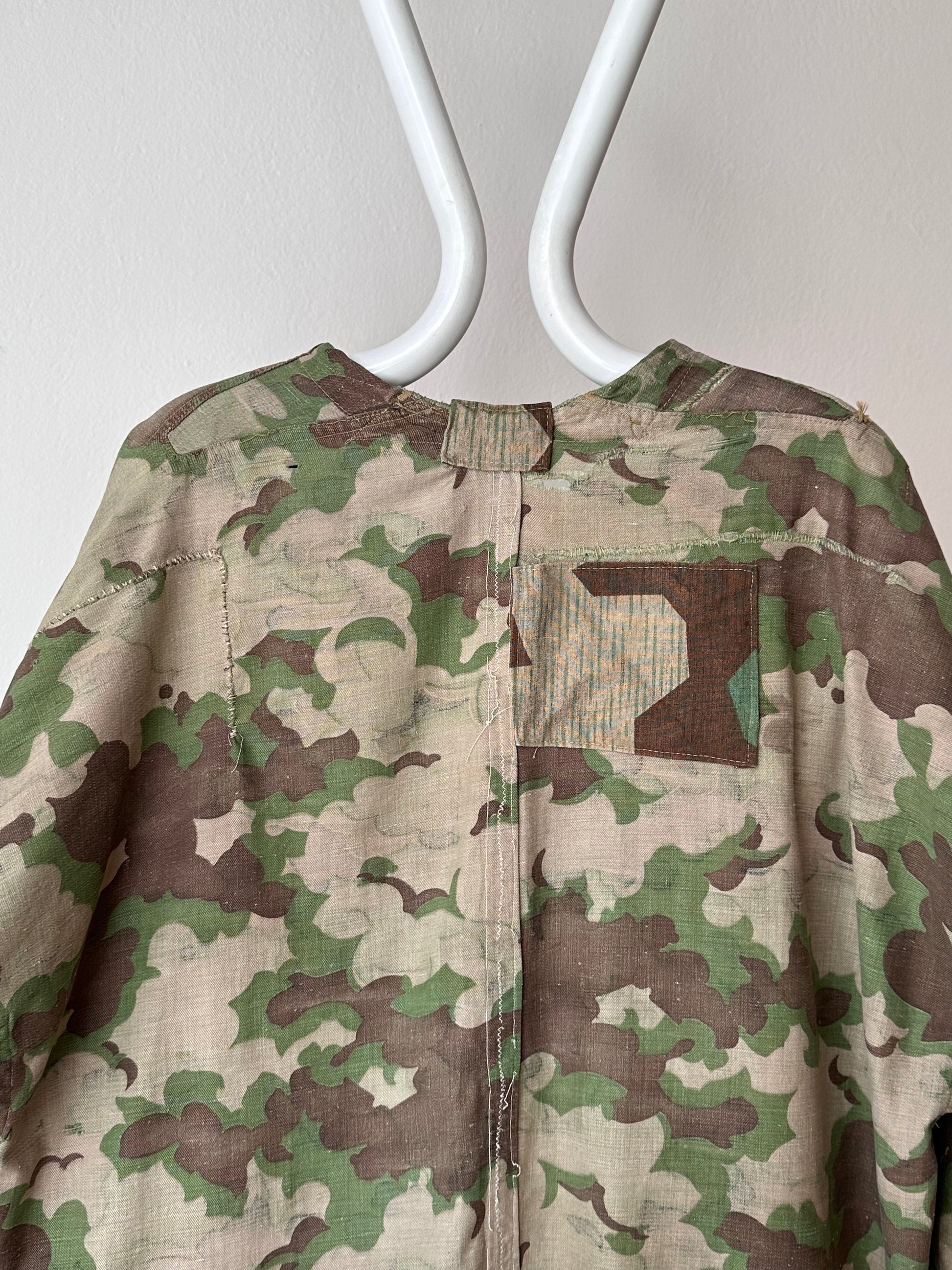 1960's Československá lidová armáda Clouds camouflage reversible jacket 60年代 ヴィンテージ Vintage チェコスロバキア Military ミリタリー ユーロミリタリー Toto 古着屋 プラハ 古着 Praha Prague Vintage store Smock DUBÁKY camouflage ユーロ古着 ヨーロッパ古着 Czech Army チェコスロバキア人民軍 50's 50年代 WW2 戦争 古着卸 