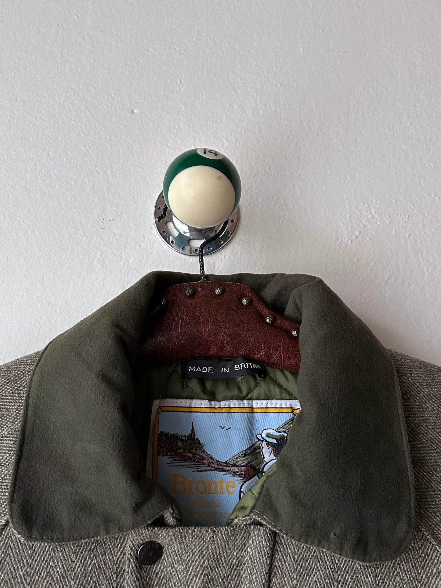 90s British tweed hunting jacket