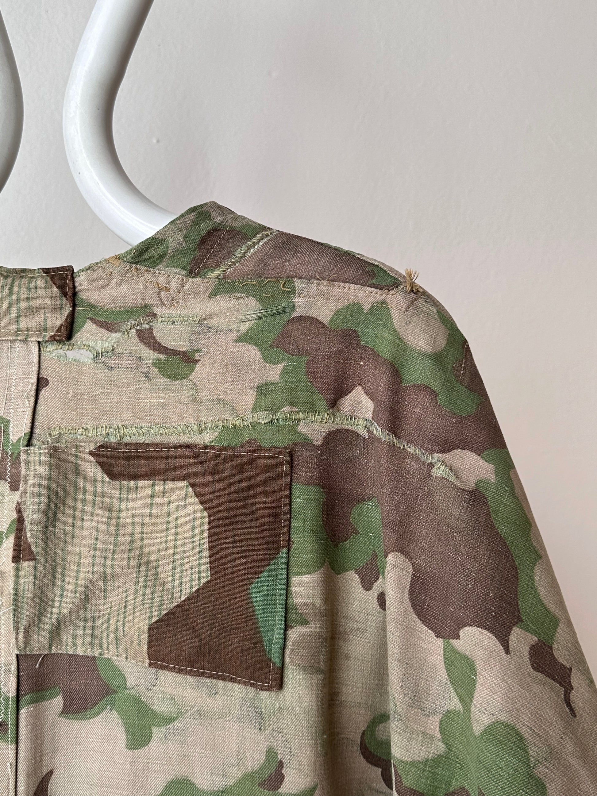 1960's Československá lidová armáda Clouds camouflage reversible jacket 60年代 ヴィンテージ Vintage チェコスロバキア Military ミリタリー ユーロミリタリー Toto 古着屋 プラハ 古着 Praha Prague Vintage store Smock DUBÁKY camouflage ユーロ古着 ヨーロッパ古着 Czech Army チェコスロバキア人民軍 50's 50年代 WW2 戦争 古着卸 