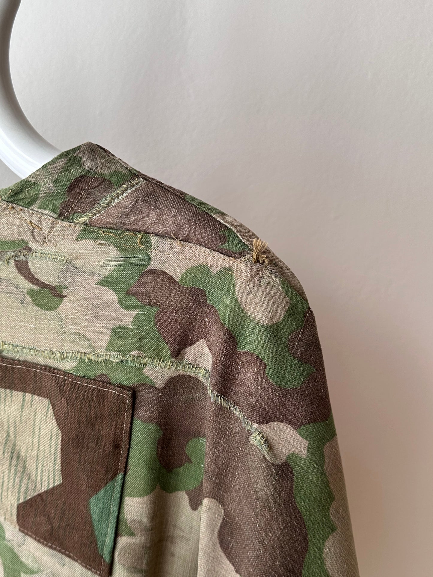 1960's Československá lidová armáda Clouds camouflage reversible jacket 60年代 ヴィンテージ Vintage チェコスロバキア Military ミリタリー ユーロミリタリー Toto 古着屋 プラハ 古着 Praha Prague Vintage store Smock DUBÁKY camouflage ユーロ古着 ヨーロッパ古着 Czech Army チェコスロバキア人民軍 50's 50年代 WW2 戦争 古着卸 