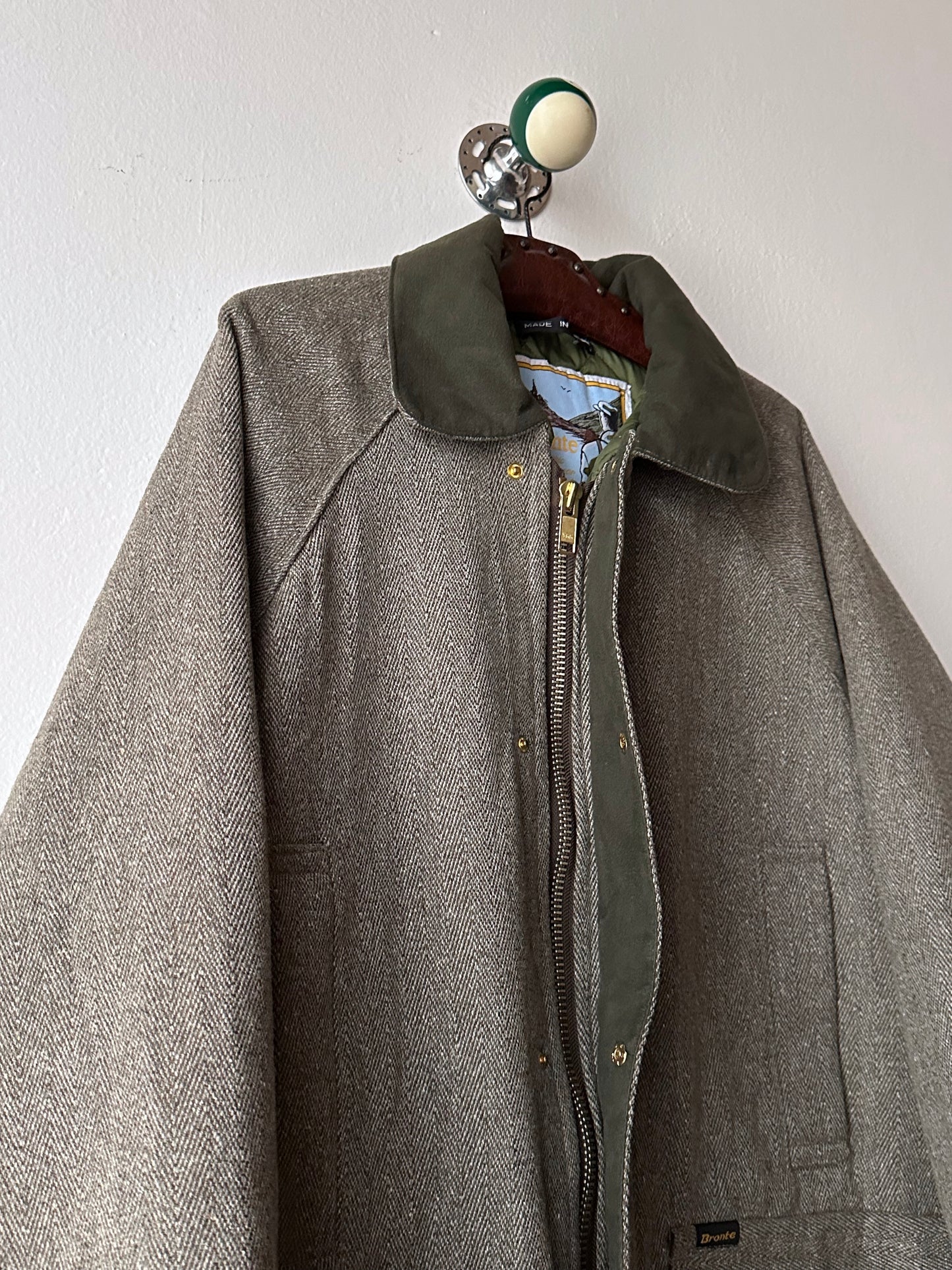 90s British tweed hunting jacket