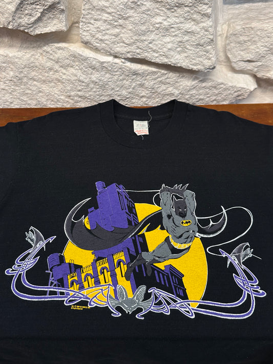 80's 1989s 80年代 Batman バットマン T-shirt Vintage Tシャツ Tee シングルステッチ Made in USA アメリカ製 Toto Praha Vintage clothing store Antique shop Prague 古着屋 アンティークショップ プラハ ユーロ古着  ヨーロッパ古着 古着卸 