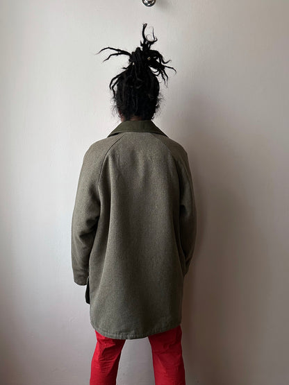 90s British tweed hunting jacket