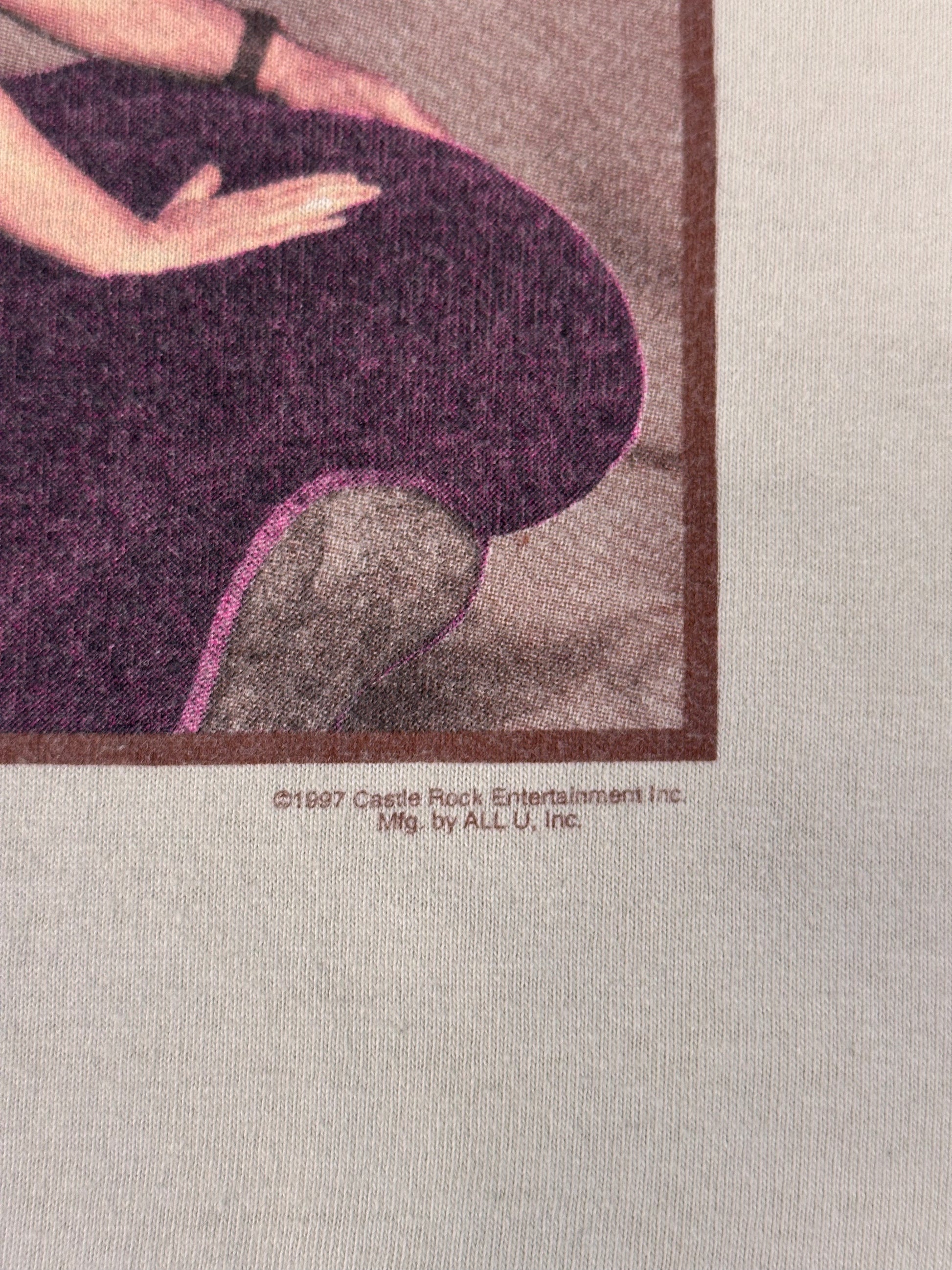 1997 Seinfeld The timeless art of seduction 90's 90年代 Tシャツ Tee ヴィンテージ Toto Praha Vintage clothing store Antique shop Prague 古着屋 アンティークショップ プラハ ユーロ古着  ヨーロッパ古着 古着卸 