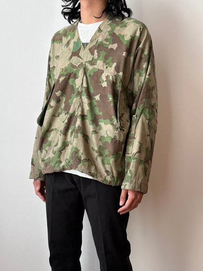 1960's Československá lidová armáda Clouds camouflage reversible jacket 60年代 ヴィンテージ Vintage チェコスロバキア Military ミリタリー ユーロミリタリー Toto 古着屋 プラハ 古着 Praha Prague Vintage store Smock DUBÁKY camouflage ユーロ古着 ヨーロッパ古着 Czech Army チェコスロバキア人民軍 50's 50年代 WW2 戦争 古着卸 