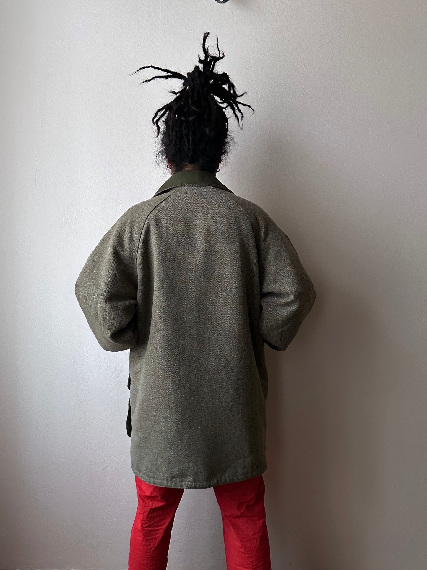 90s British tweed hunting jacket