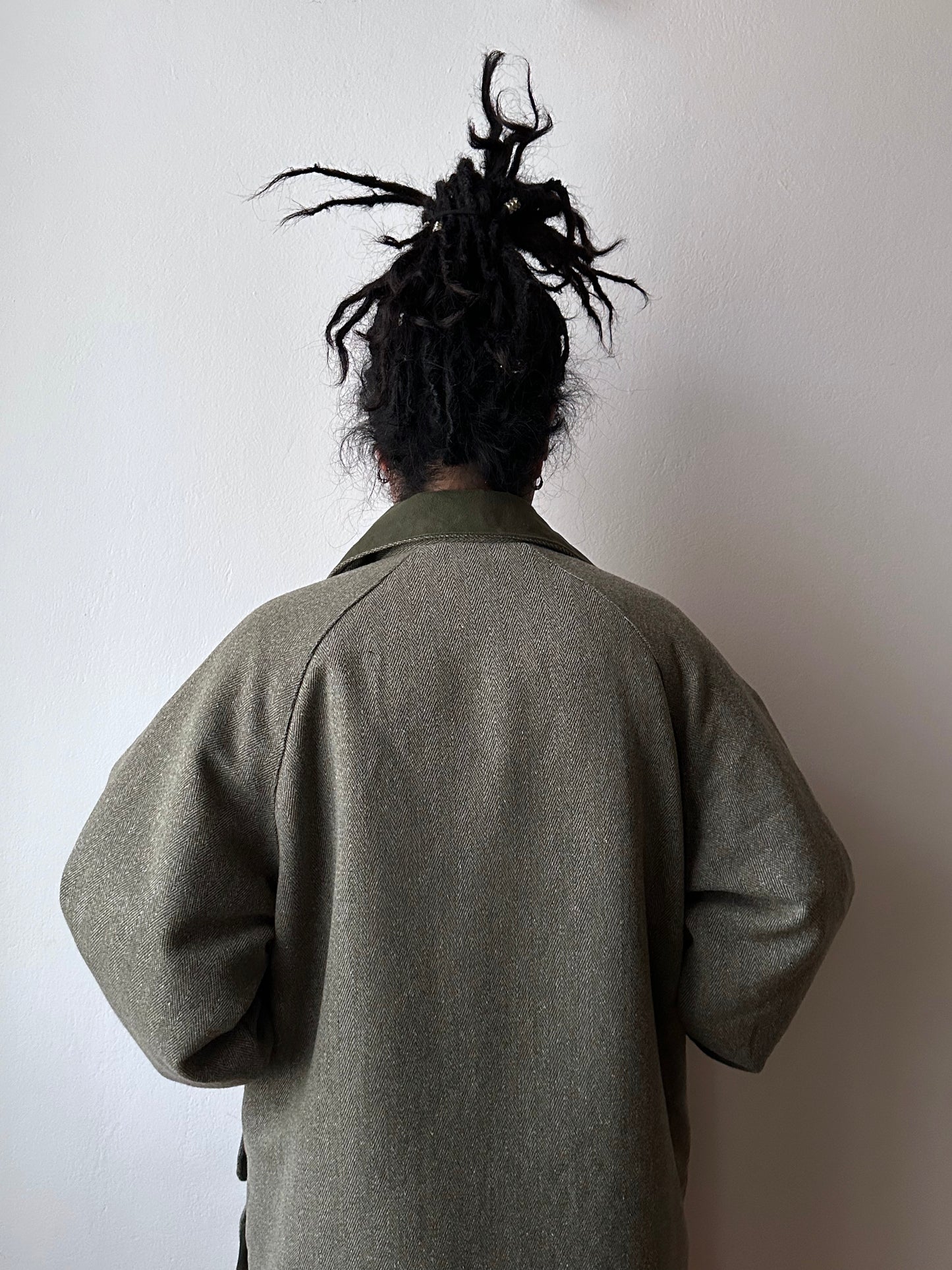 90s British tweed hunting jacket