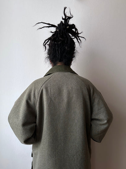 90s British tweed hunting jacket