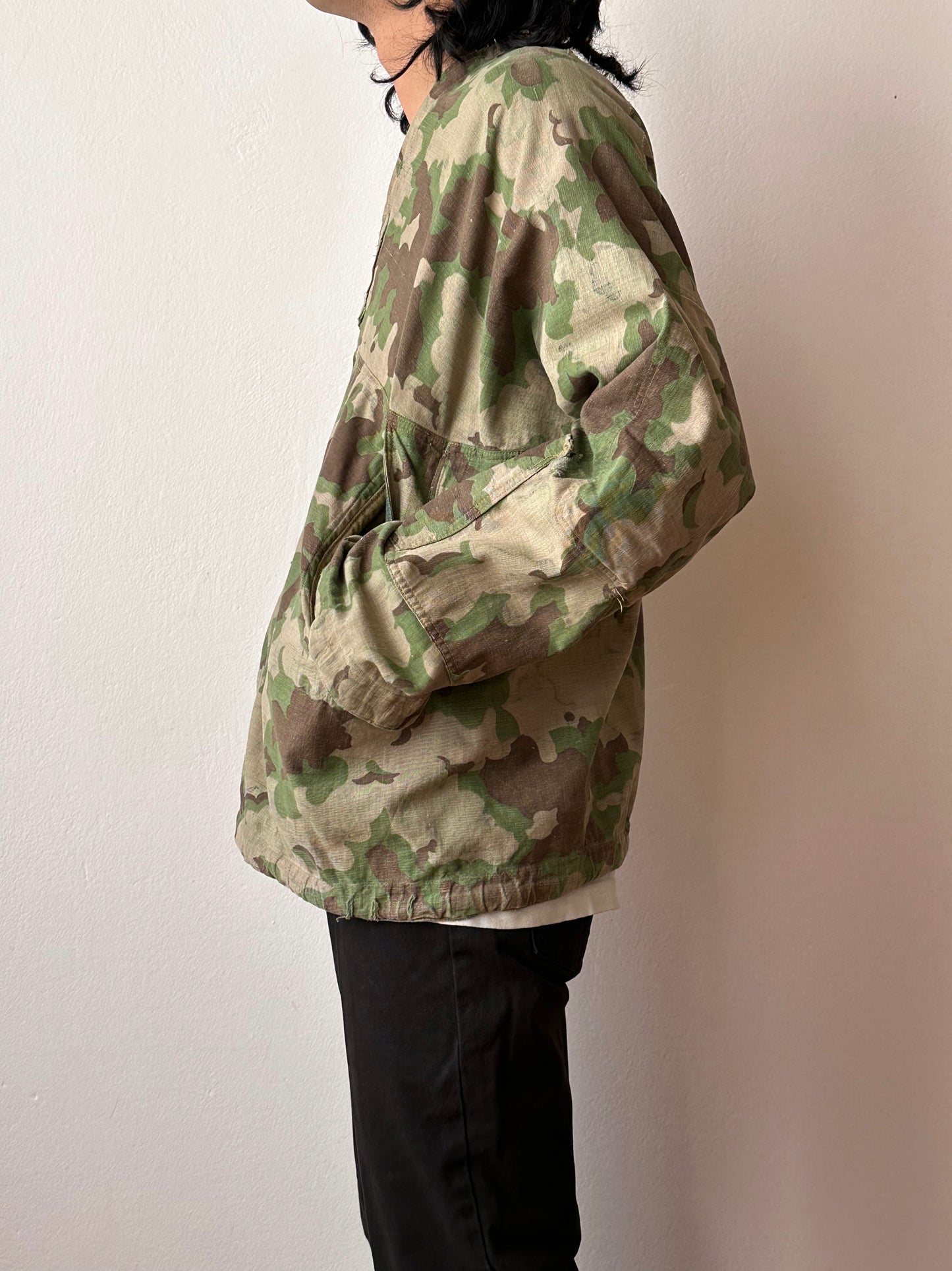 1960's Československá lidová armáda Clouds camouflage reversible jacket 60年代 ヴィンテージ Vintage チェコスロバキア Military ミリタリー ユーロミリタリー Toto 古着屋 プラハ 古着 Praha Prague Vintage store Smock DUBÁKY camouflage ユーロ古着 ヨーロッパ古着 Czech Army チェコスロバキア人民軍 50's 50年代 WW2 戦争 古着卸 