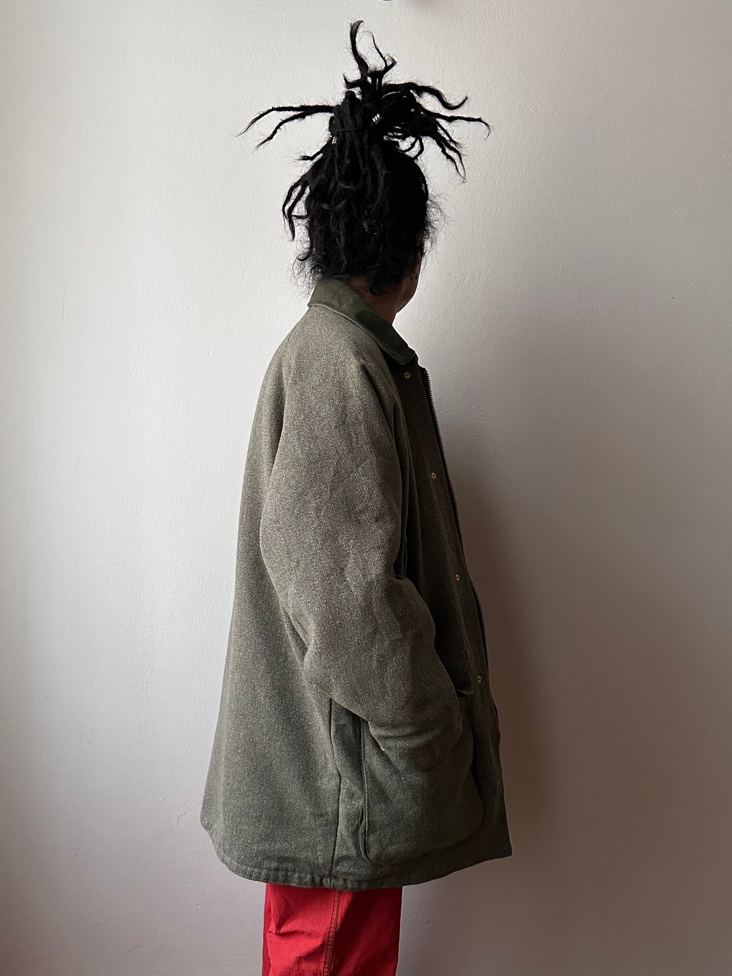 90s British tweed hunting jacket