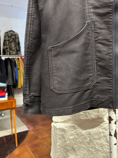 70's Italy Black Moleskin workwear 70年代 Vintage Military ヴィンテージ Toto Prague Vintage store Vintage clothing Praha プラハ 古着屋 古着 黒モールスキン ユーロ古着 ユーロワーク  ヨーロッパワーク ヨーロッパ古着 古着卸 ミリタリー ワークウェア 