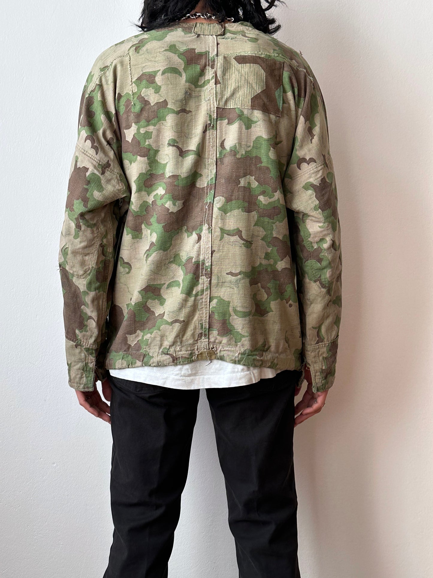 1960's Československá lidová armáda Clouds camouflage reversible jacket 60年代 ヴィンテージ Vintage チェコスロバキア Military ミリタリー ユーロミリタリー Toto 古着屋 プラハ 古着 Praha Prague Vintage store Smock DUBÁKY camouflage ユーロ古着 ヨーロッパ古着 Czech Army チェコスロバキア人民軍 50's 50年代 WW2 戦争 古着卸 