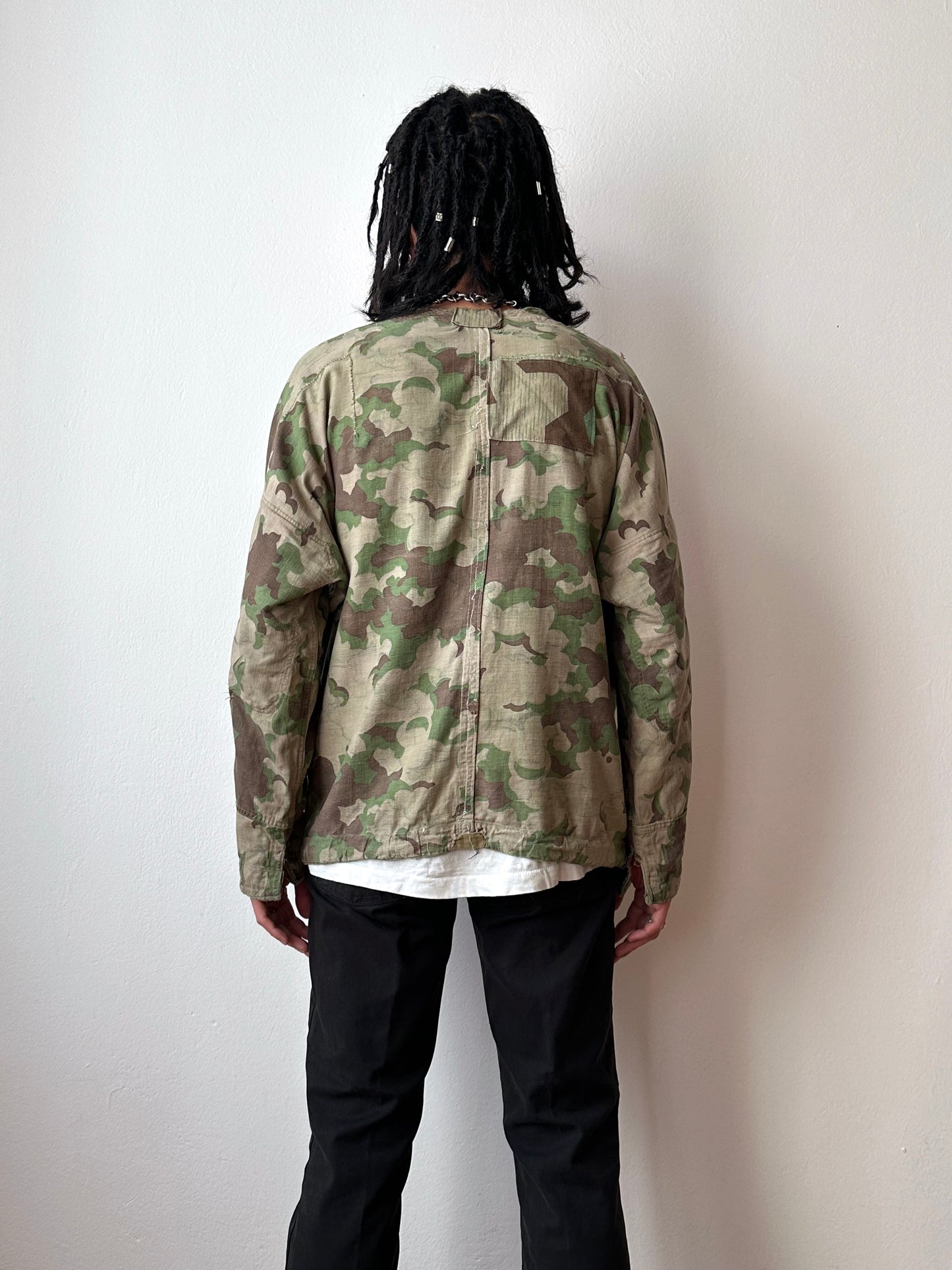 1960's Československá lidová armáda Clouds camouflage reversible jacket 60年代 ヴィンテージ Vintage チェコスロバキア Military ミリタリー ユーロミリタリー Toto 古着屋 プラハ 古着 Praha Prague Vintage store Smock DUBÁKY camouflage ユーロ古着 ヨーロッパ古着 Czech Army チェコスロバキア人民軍 50's 50年代 WW2 戦争 古着卸 