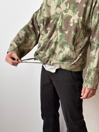 1960's Československá lidová armáda Clouds camouflage reversible jacket 60年代 ヴィンテージ Vintage チェコスロバキア Military ミリタリー ユーロミリタリー Toto 古着屋 プラハ 古着 Praha Prague Vintage store Smock DUBÁKY camouflage ユーロ古着 ヨーロッパ古着 Czech Army チェコスロバキア人民軍 50's 50年代 WW2 戦争 古着卸 