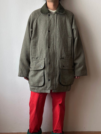 90s British tweed hunting jacket