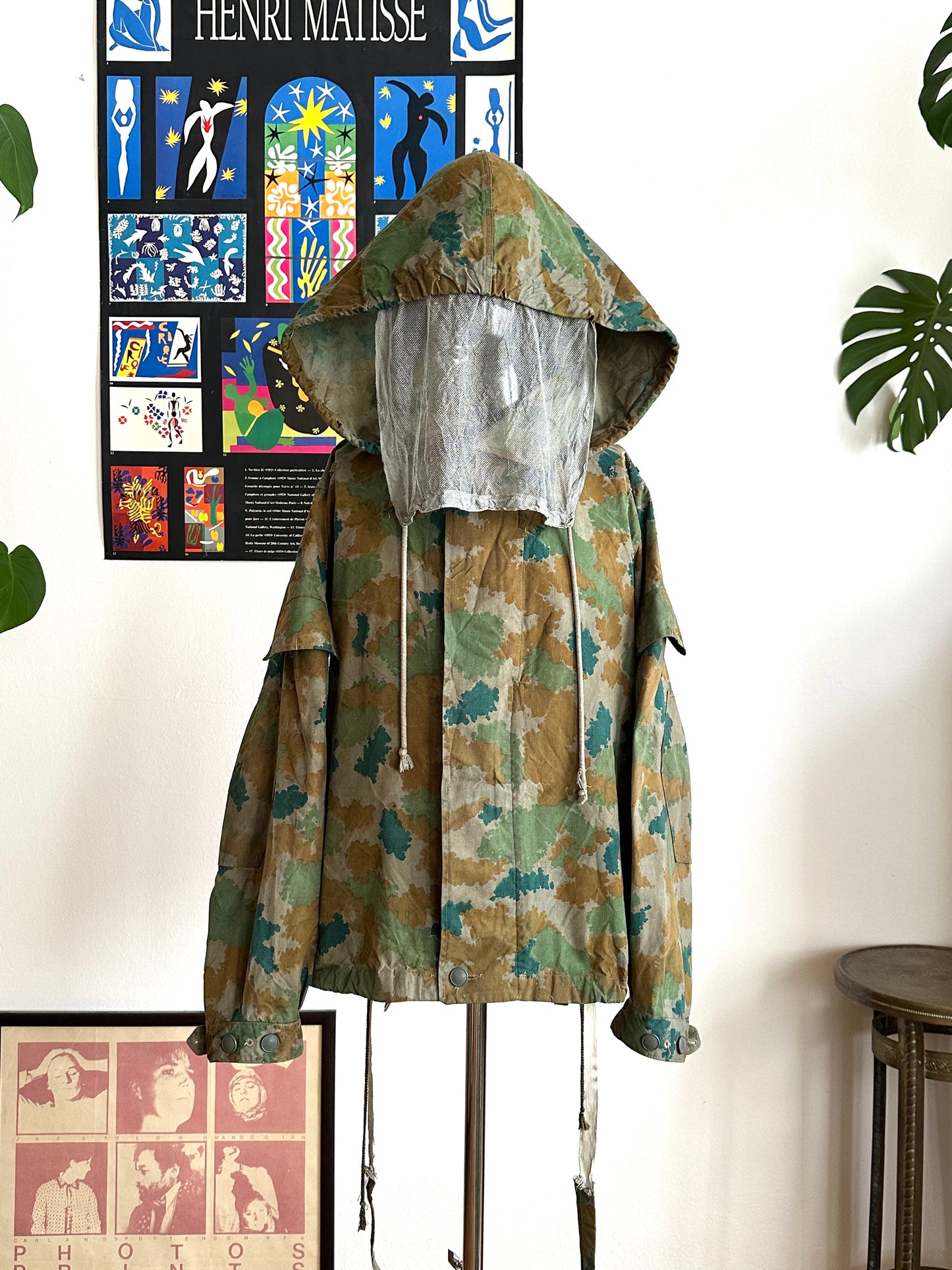 1960s East German NVA Blumentarn Camo Sniper Jacket 60年代 東ドイツ軍 人民軍 Cold war 冷戦 Toto Praha Vintage clothing shop Antique shop 古着屋 プラハ Showroom appointment Prague ユーロ古着 ヨーロッパ古着 古着卸 ヴィンテージ military ミリタリー ユーロミリタリー  レア Rare 花柄