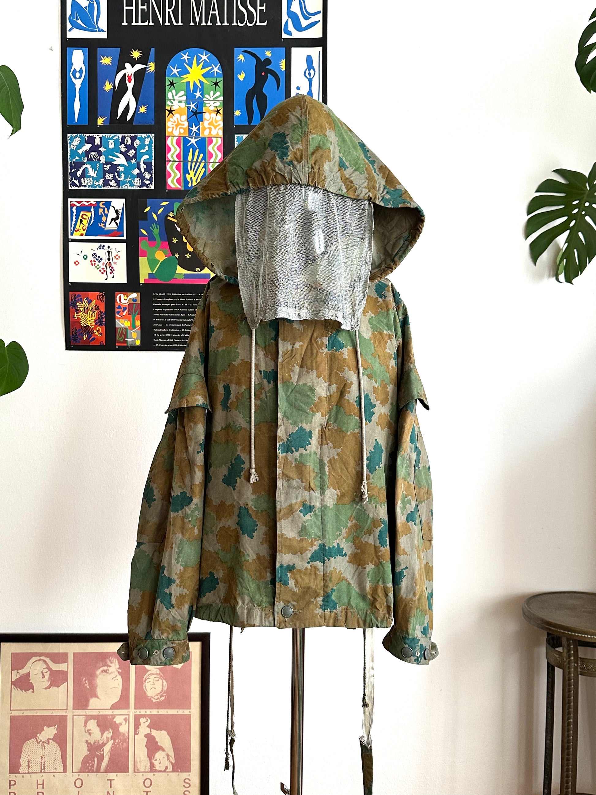 1960s East German NVA Blumentarn Camo Sniper Jacket 60年代 東ドイツ軍 人民軍 Cold war 冷戦 Toto Praha Vintage clothing shop Antique shop 古着屋 プラハ Showroom appointment Prague ユーロ古着 ヨーロッパ古着 古着卸 ヴィンテージ military ミリタリー ユーロミリタリー  レア Rare 花柄