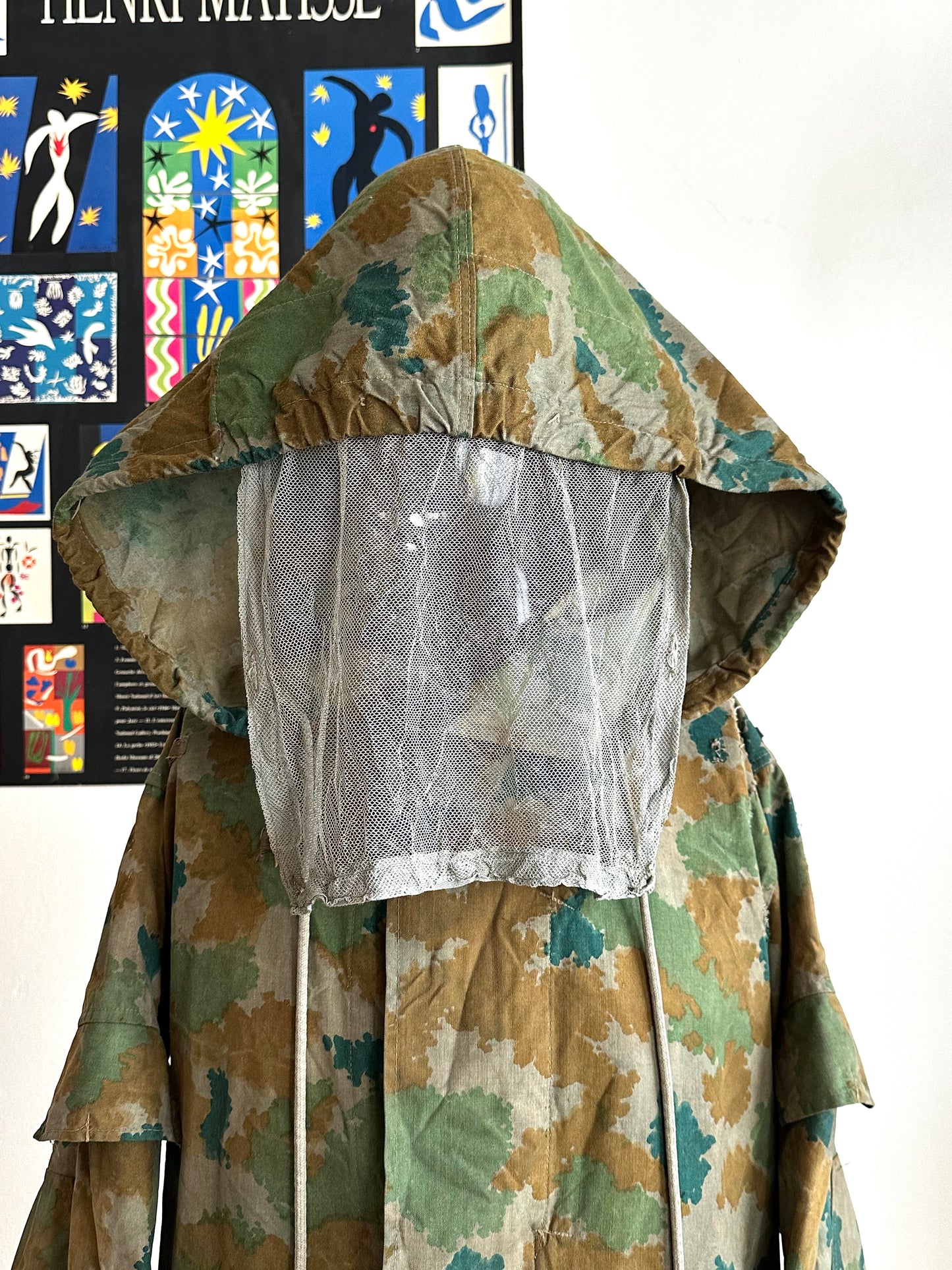 1960s East German NVA Blumentarn Camo Sniper Jacket 60年代 東ドイツ軍 人民軍 Cold war 冷戦 Toto Praha Vintage clothing shop Antique shop 古着屋 プラハ Showroom appointment Prague ユーロ古着 ヨーロッパ古着 古着卸 ヴィンテージ military ミリタリー ユーロミリタリー  レア Rare 花柄