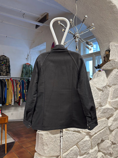 70's Italy Black Moleskin workwear 70年代 Vintage Military ヴィンテージ Toto Prague Vintage store Vintage clothing Praha プラハ 古着屋 古着 黒モールスキン ユーロ古着 ユーロワーク  ヨーロッパワーク ヨーロッパ古着 古着卸 ミリタリー ワークウェア 