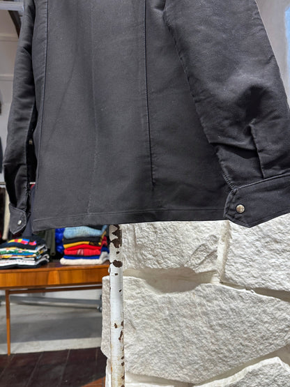 70's Italy Black Moleskin workwear 70年代 Vintage Military ヴィンテージ Toto Prague Vintage store Vintage clothing Praha プラハ 古着屋 古着 黒モールスキン ユーロ古着 ユーロワーク  ヨーロッパワーク ヨーロッパ古着 古着卸 ミリタリー ワークウェア 