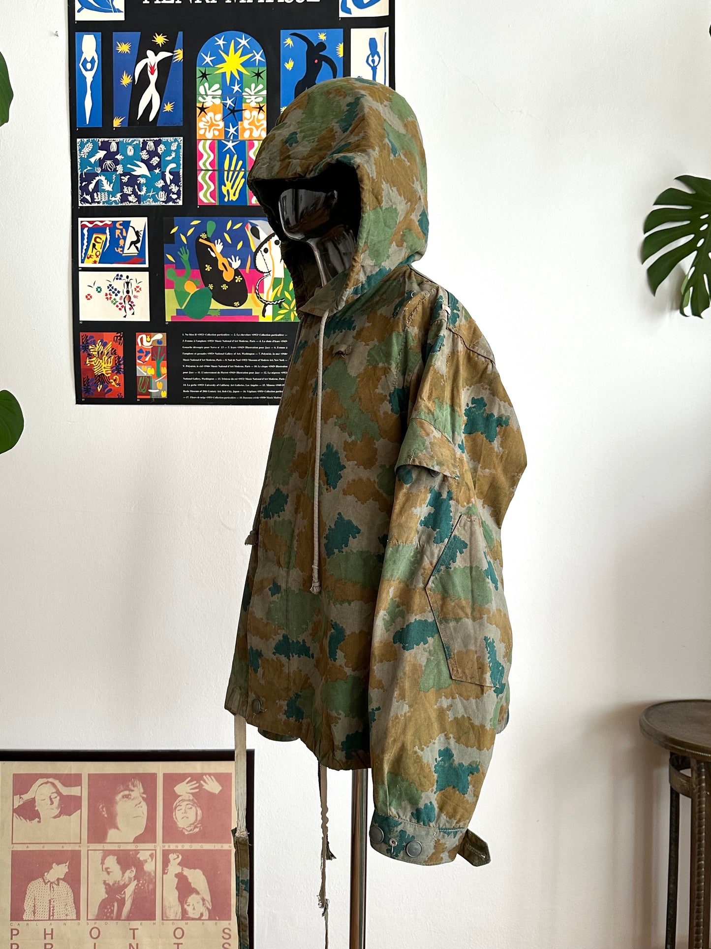 1960s East German NVA Blumentarn Camo Sniper Jacket 60年代 東ドイツ軍 人民軍 Cold war 冷戦 Toto Praha Vintage clothing shop Antique shop 古着屋 プラハ Showroom appointment Prague ユーロ古着 ヨーロッパ古着 古着卸 ヴィンテージ military ミリタリー ユーロミリタリー  レア Rare 花柄