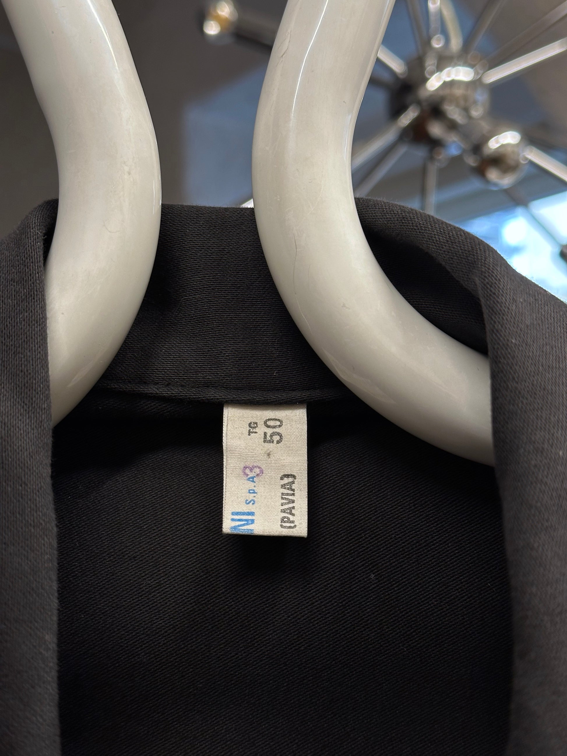 70's Italy Black Moleskin workwear 70年代 Vintage Military ヴィンテージ Toto Prague Vintage store Vintage clothing Praha プラハ 古着屋 古着 黒モールスキン ユーロ古着 ユーロワーク  ヨーロッパワーク ヨーロッパ古着 古着卸 ミリタリー ワークウェア 