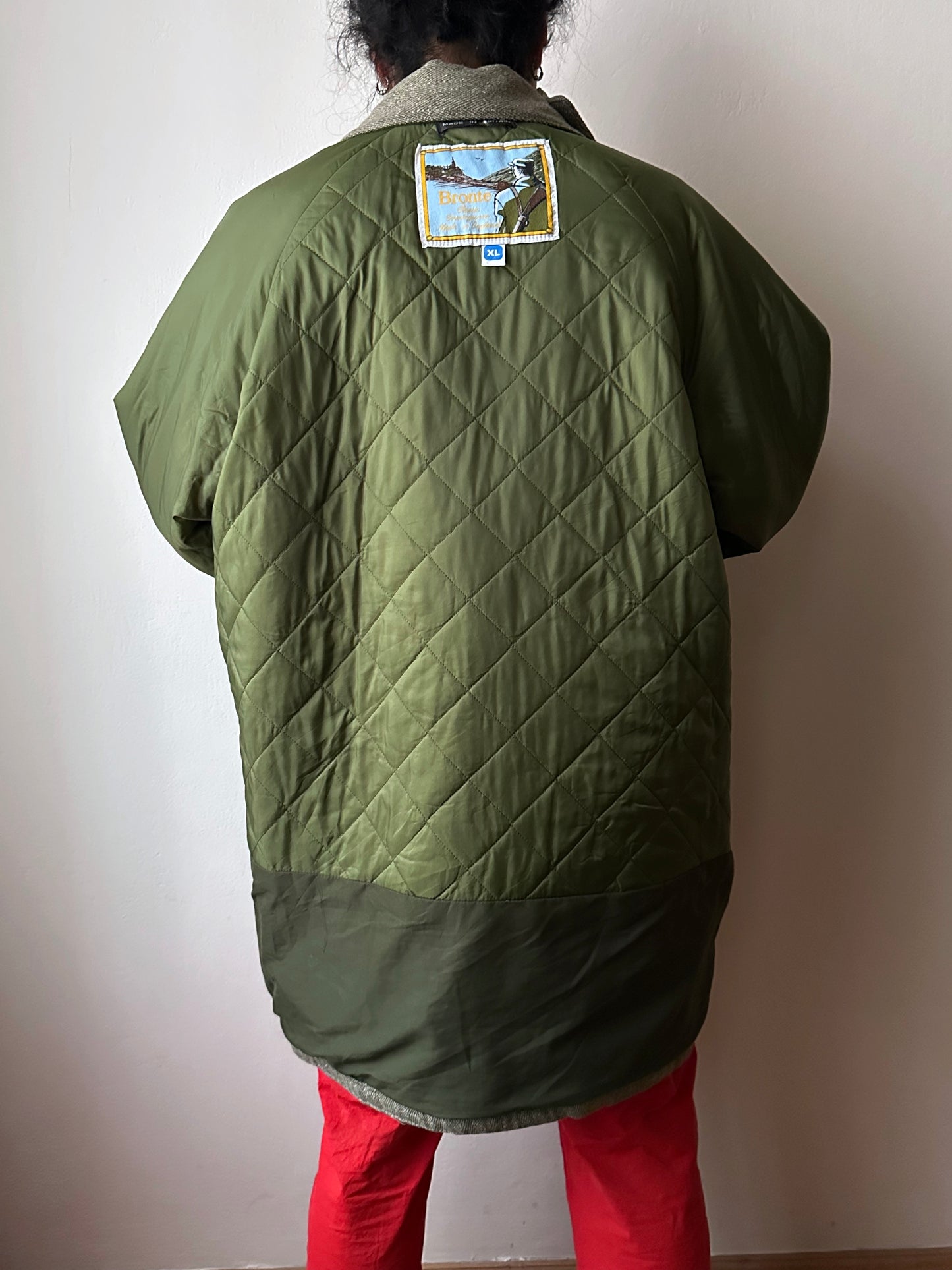 90s British tweed hunting jacket