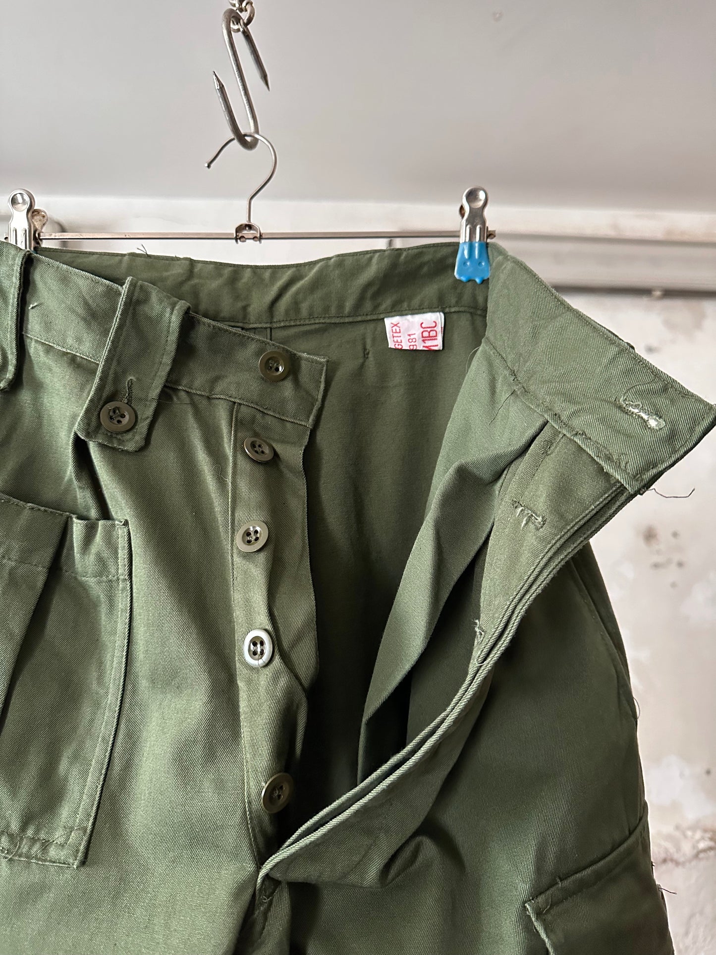 1981s België army field trousers