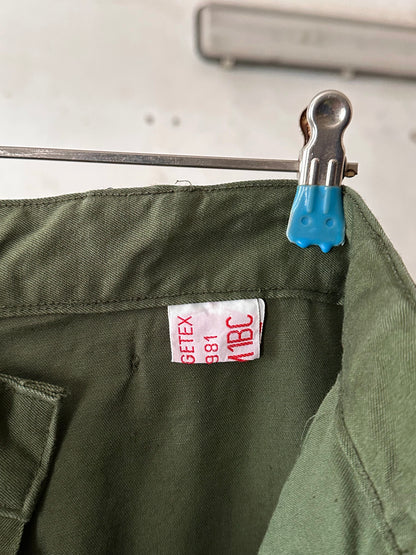 1981s België army field trousers