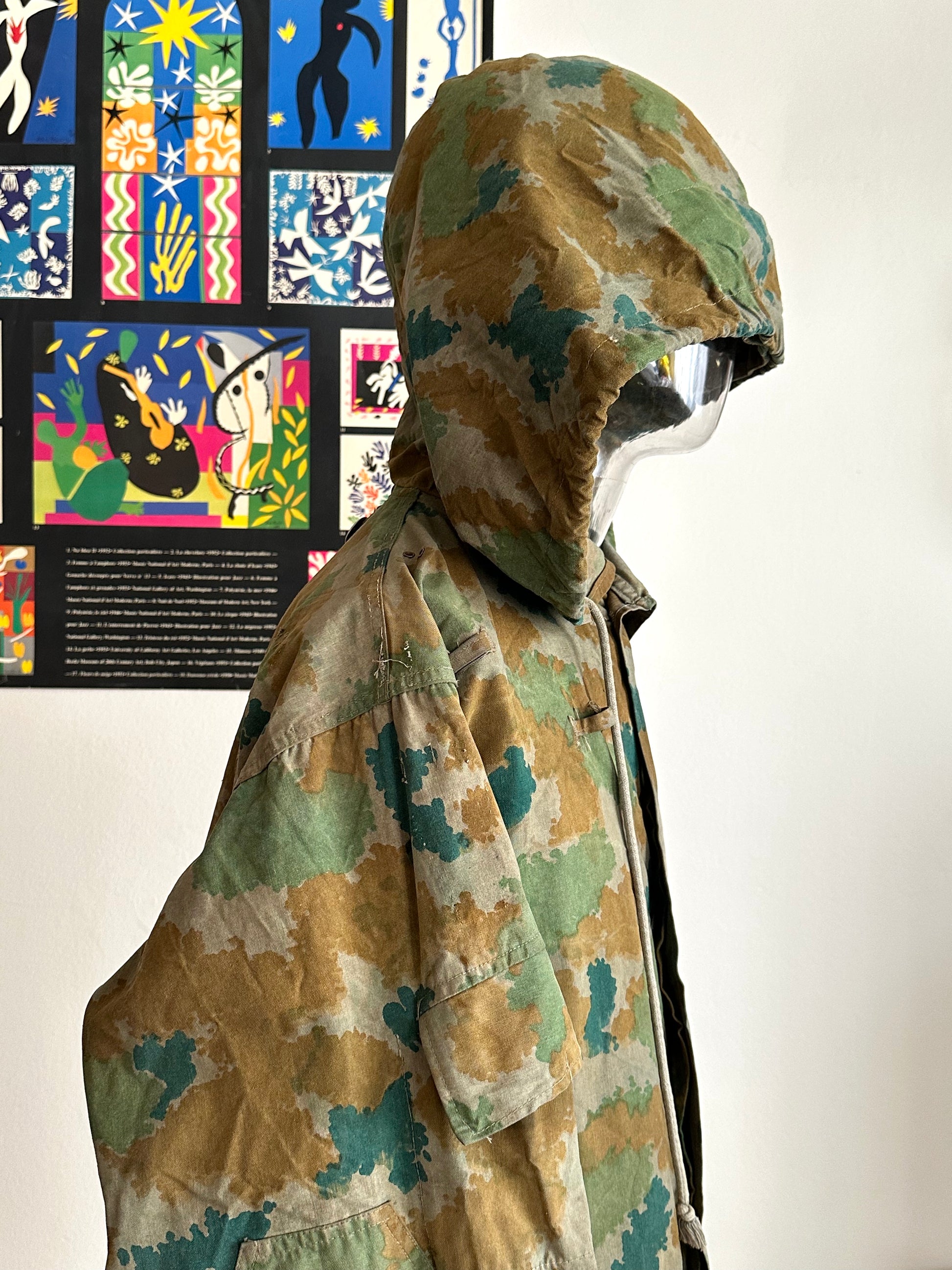 1960s East German NVA Blumentarn Camo Sniper Jacket 60年代 東ドイツ軍 人民軍 Cold war 冷戦 Toto Praha Vintage clothing shop Antique shop 古着屋 プラハ Showroom appointment Prague ユーロ古着 ヨーロッパ古着 古着卸 ヴィンテージ military ミリタリー ユーロミリタリー  レア Rare 花柄