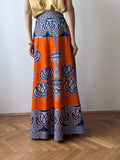 French cotton wrapped skirt