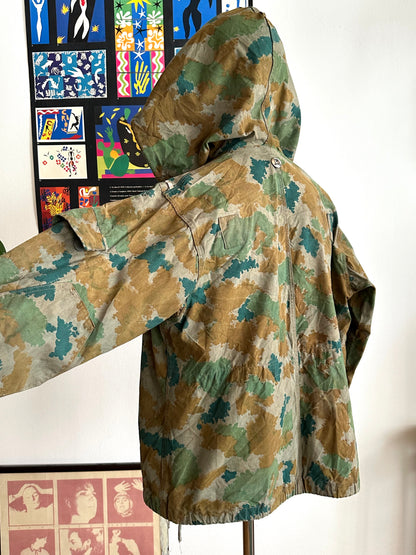 1960s East German NVA Blumentarn Camo Sniper Jacket 60年代 東ドイツ軍 人民軍 Cold war 冷戦 Toto Praha Vintage clothing shop Antique shop 古着屋 プラハ Showroom appointment Prague ユーロ古着 ヨーロッパ古着 古着卸 ヴィンテージ military ミリタリー ユーロミリタリー  レア Rare 花柄