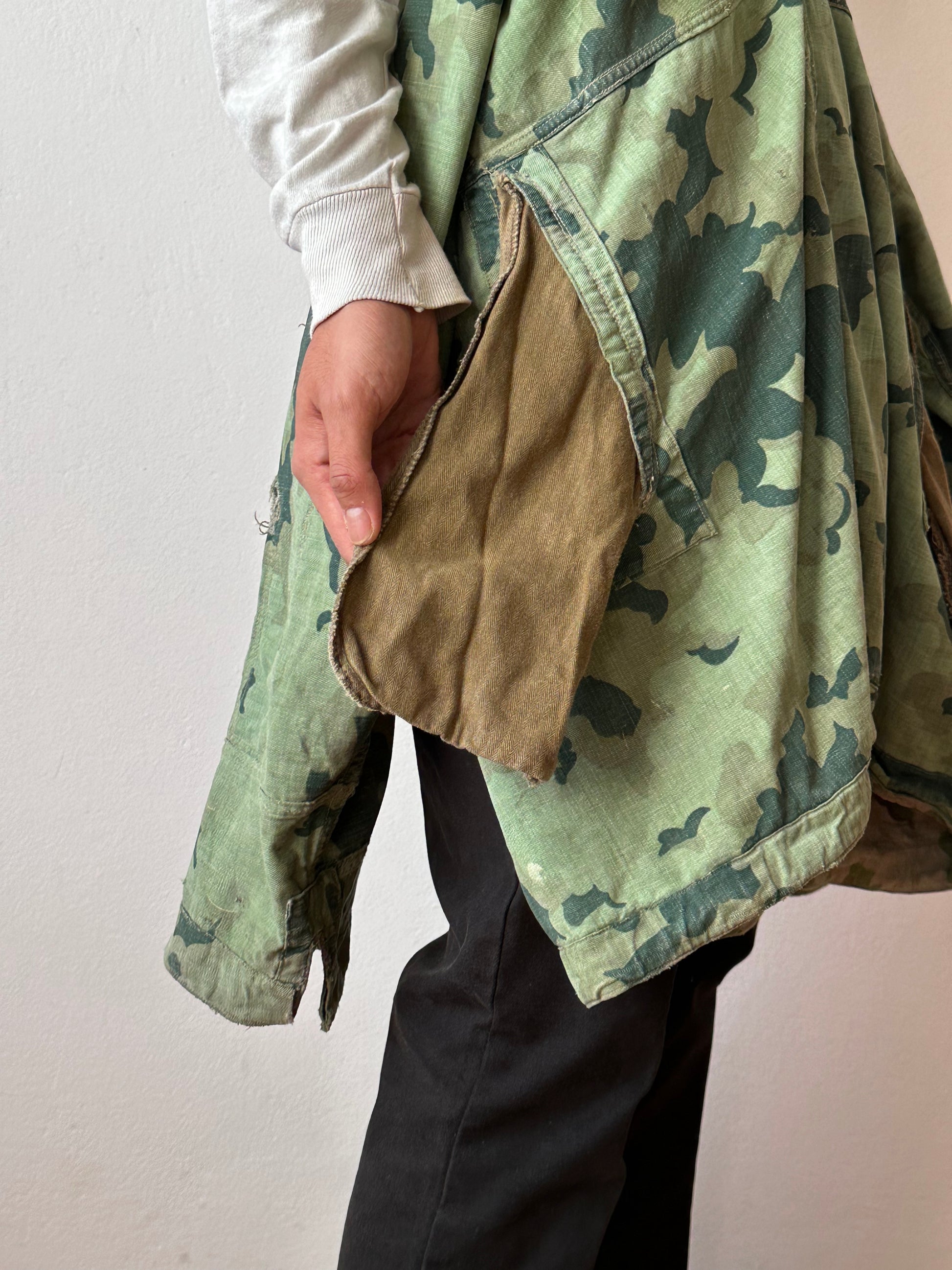 1960's Československá lidová armáda Clouds camouflage reversible jacket 60年代 ヴィンテージ Vintage チェコスロバキア Military ミリタリー ユーロミリタリー Toto 古着屋 プラハ 古着 Praha Prague Vintage store Smock DUBÁKY camouflage ユーロ古着 ヨーロッパ古着 Czech Army チェコスロバキア人民軍 50's 50年代 WW2 戦争 古着卸 